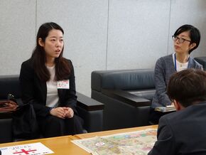 表敬の様子の写真