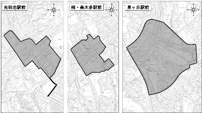 第1条関係（地区センターの区域）