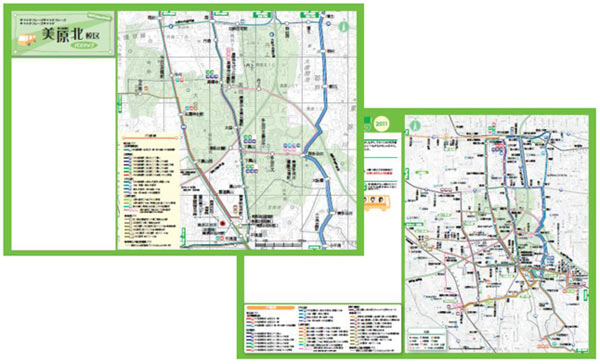美原北校区バスマップベース案の図