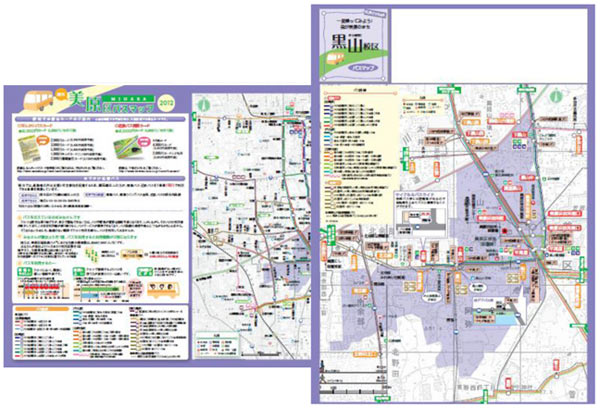 黒山校区バスマップの画像