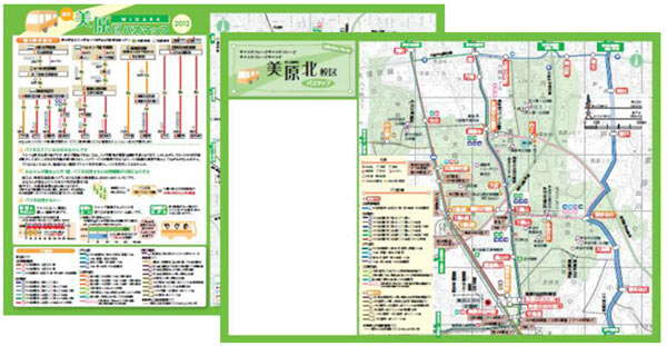 美原北校区バスマップの画像