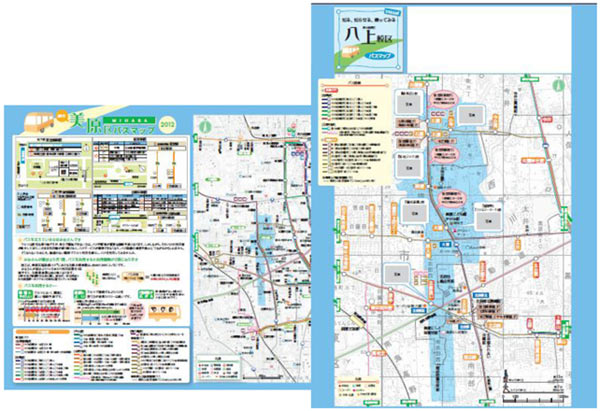 八上校区バスマップの画像