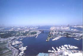 旧堺港（護岸整備前）の写真