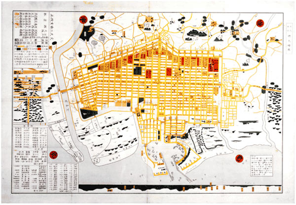 文久改正堺大絵図