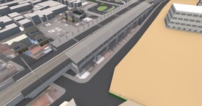 浅香山駅周辺完成イメージ