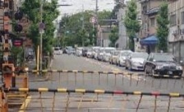 踏切部における交通混雑