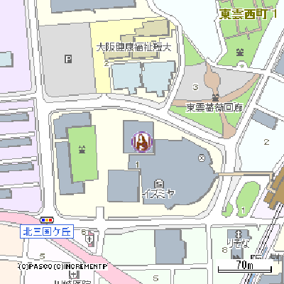 文化館付近地図